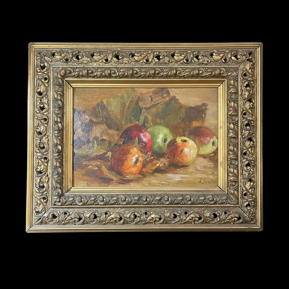 Pedro Jofré - Óleo sobre madera Bodegón ‘Frutas’ Bucarest Art & Antiques