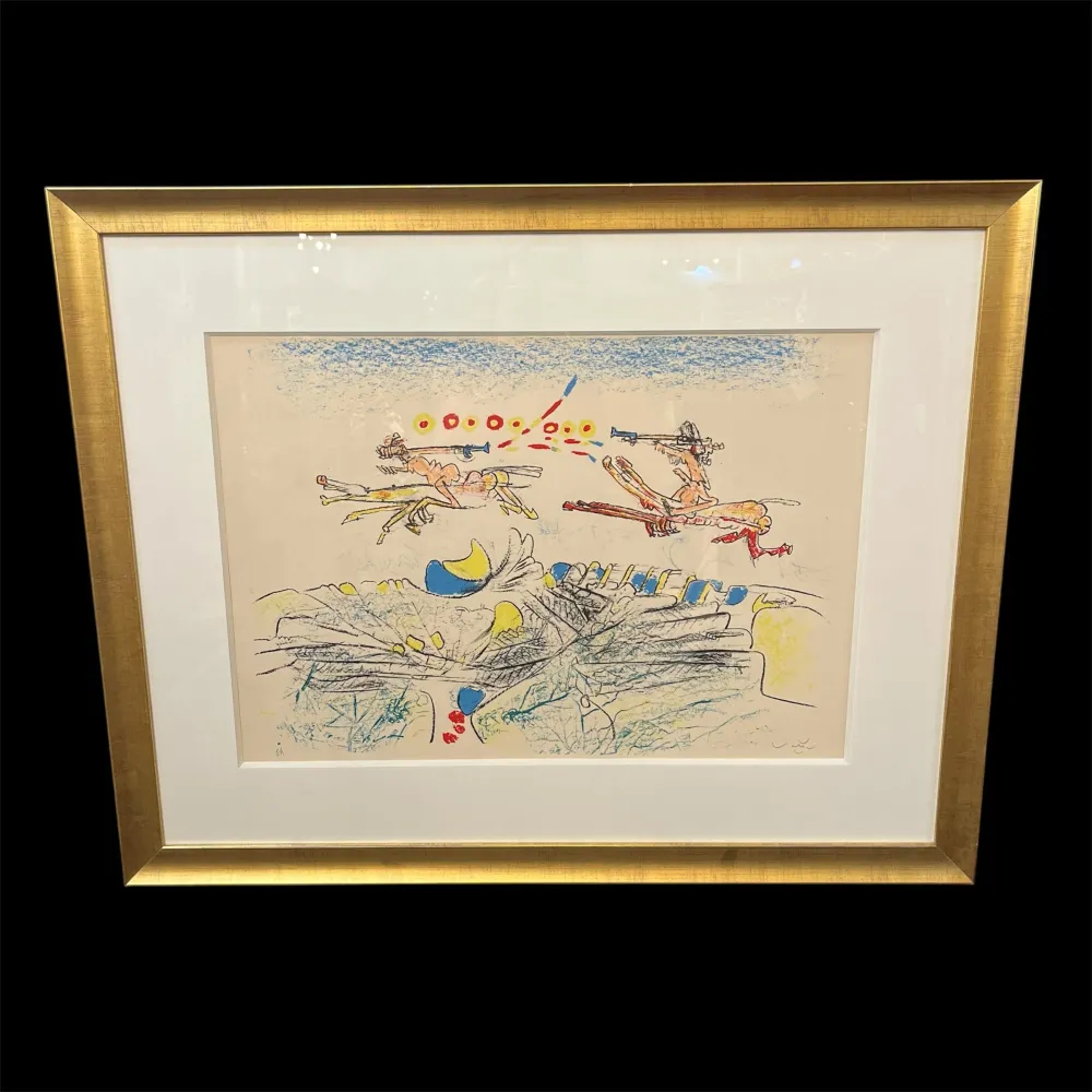 Roberto Matta - Litografí sobre papel ‘Les jupitiens’ EA Bucarest Art & Antiques