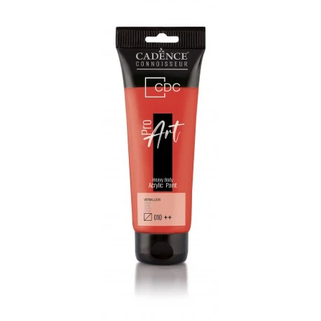 ACRILICO PROART BERMELLON PR-010 120ml CADENCE
