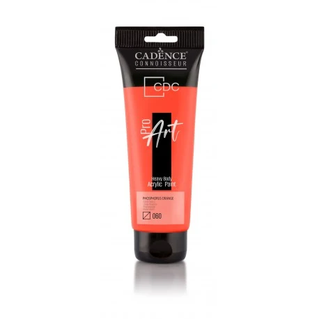 ACRILICO PROART NARANJA FLUORESCENTE PR-060 120ml CADENCE