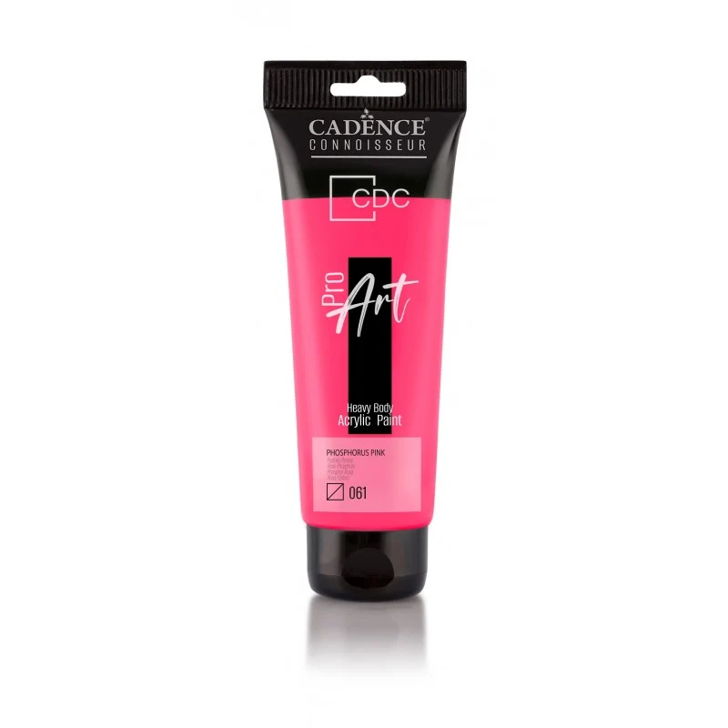 ACRILICO PROART ROSADO FLUORESCENTE PR-061 120ml CADENCE