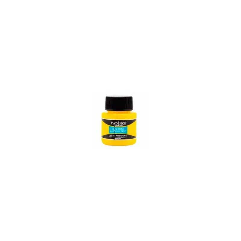 BRU815 Pintura Marbling EBRU 45ml Amarillo CADENCE