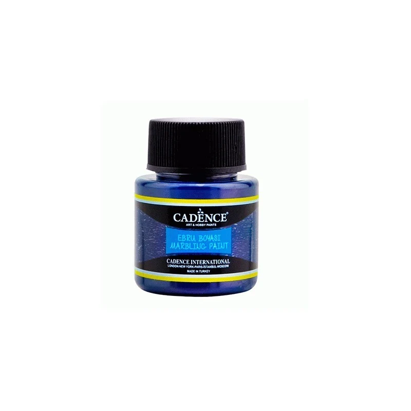 BRU855 Pintura Marbling EBRU 45ml Azul Oscuro CADENCE