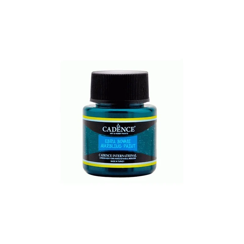 BRU857 Pintura Marbling EBRU 45ml Verde CADENCE
