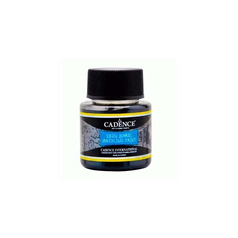 BRU860 Pintura Marbling EBRU 45ml Negro CADENCE