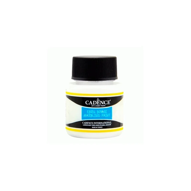 BRU862 Pintura Marbling EBRU 45ml Blanco CADENCE