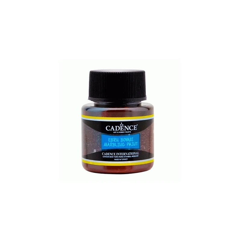 BRU863 Pintura Marbling EBRU 45ml Marron CADENCE