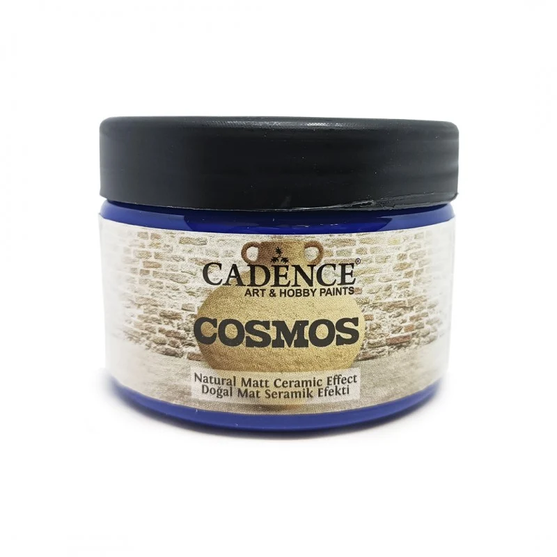 PINTURA COSMOS MATT EFECTO CERAMICA AZUL ULTRAMARINO 150ML CADENCE