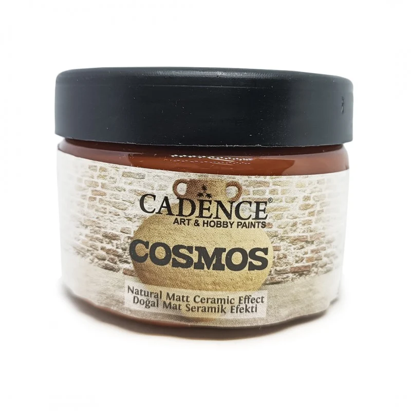 PINTURA COSMOS MATT EFECTO CERAMICA MARRON OXIDADO 150ML CADENCE
