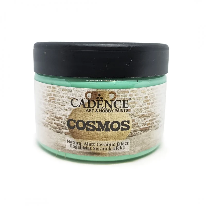 PINTURA COSMOS MATT EFECTO CERAMICO VERDE MENTA 150ML CADENCE