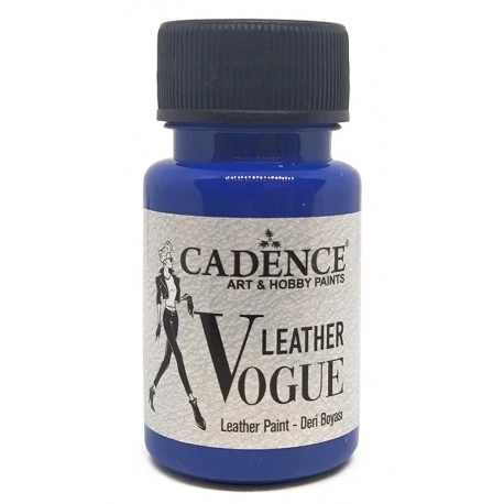 PINTURA PARA CUERO VOGUE OPACA AZUL LV09 50ML CADENCE