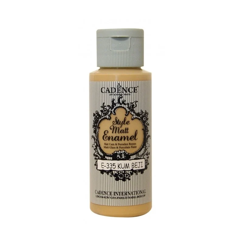 PINTURA PARA VIDRIO Y CERAMICA MATE E335 ARENA BEIGE 59ML CADENCE