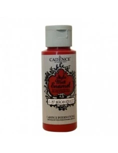 PINTURA PARA VIDRIO Y CERAMICA MATE E357 ROJO CORAL 59ML CADENCE