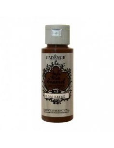 PINTURA PARA VIDRIO Y CERAMICA MATE E366 CACAO 59ML CADENCE