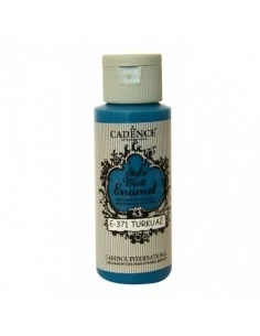 PINTURA PARA VIDRIO Y CERAMICA MATE E371 TURQUESA 59ML CADENCE