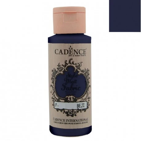 Pintura Textil CADENCE 59ml. F-643 Azul Oscuro OPACA