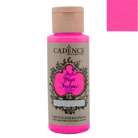 Pintura Textil CADENCE 59ml. Fluorescente Rosa