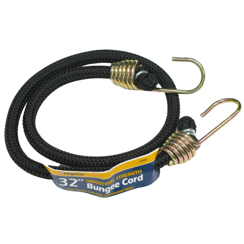 Cuerda elástica resistente de color negro Cargoloc 32442 de 32" (paquete de 10)