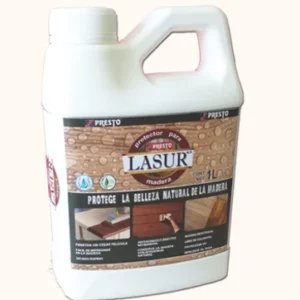 PROTECTOR PARA MADERA BASE AGUA LASUR NOGAL 4LTS TIPO BARNIZ INTERIOR Y EXTERIOR Casa Ferretera Poniente