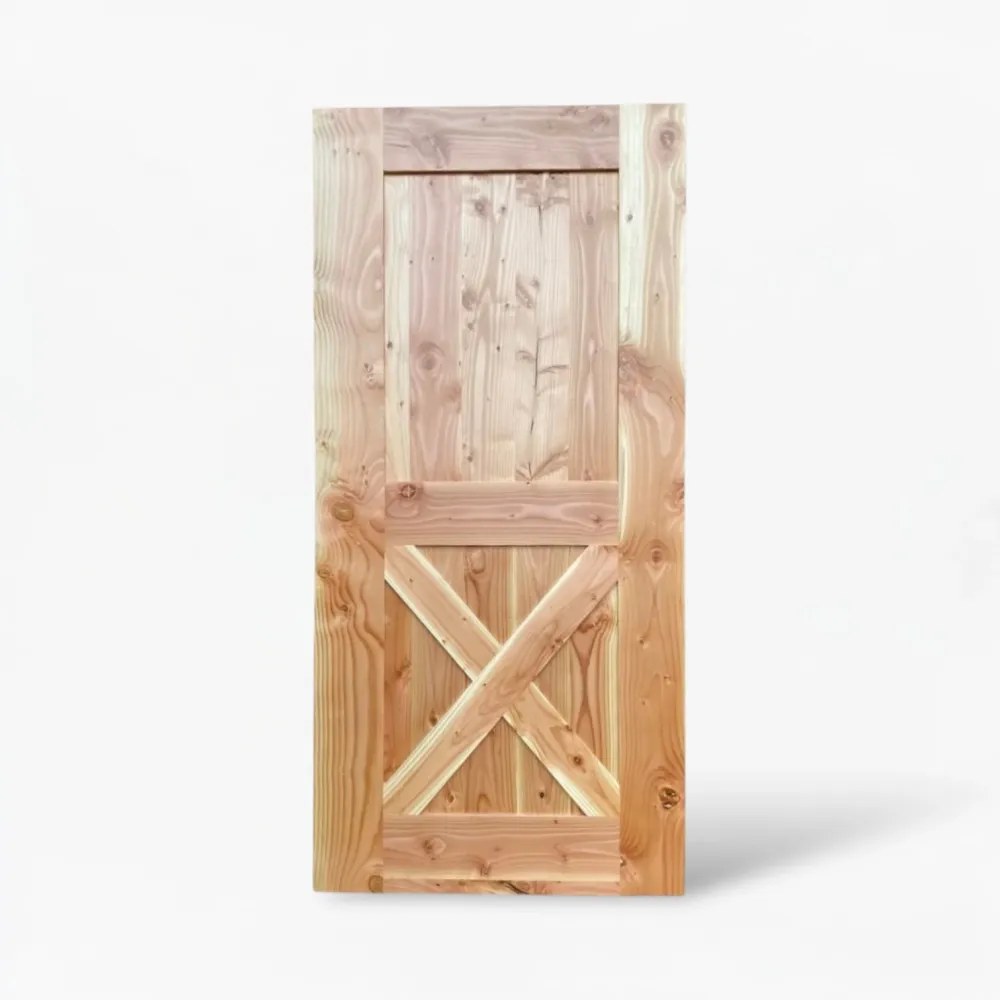 Puerta Granero tipo cruz Casa Zaru