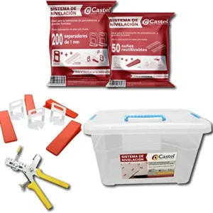 KIT DE NIVELACION CASTEL CON 200 SEPARADORES