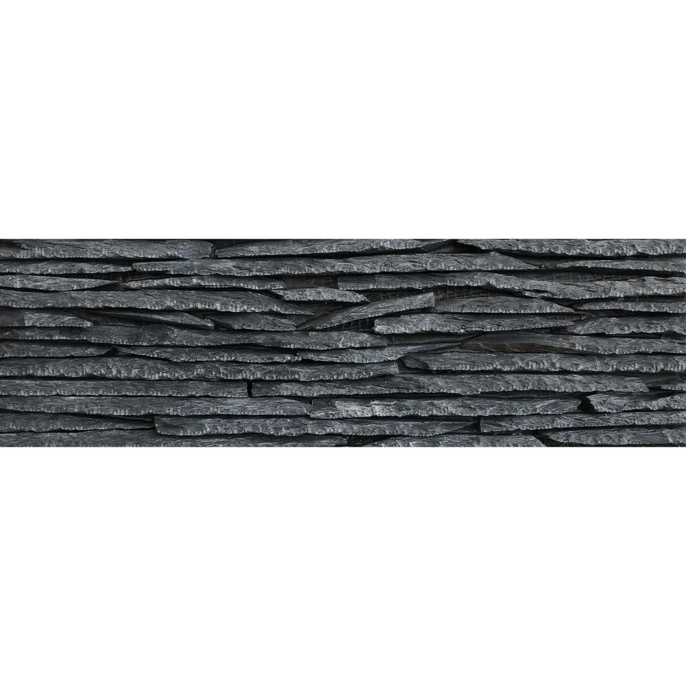 PIEDRA NATURAL NEPAL BLACK NEGRO 15 X 60 CM (CAJA DE 6 PZAS = 0.54 M2) CASTEL