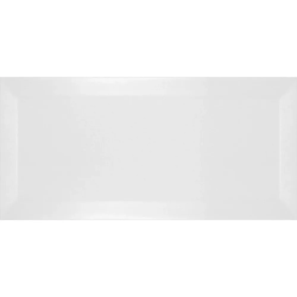 PISO PORCELANICO METRO BLANCO MATE 10X20 CM (CAJA 1M2) CASTEL