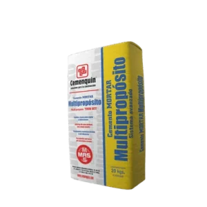CEMENTO MORTAR MULTIPROPOSITO GRIS 20 KG CEMENQUIN
