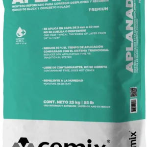 MORTAR APLANADO BCO 40KG CEMIX