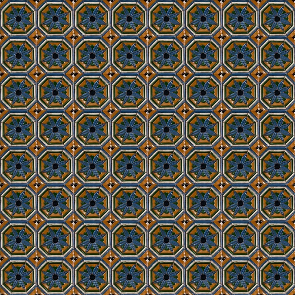 Azulejo Arista Metro Cuadrado REF2 Renacentista Pisano CERAMICAS SEVILLA