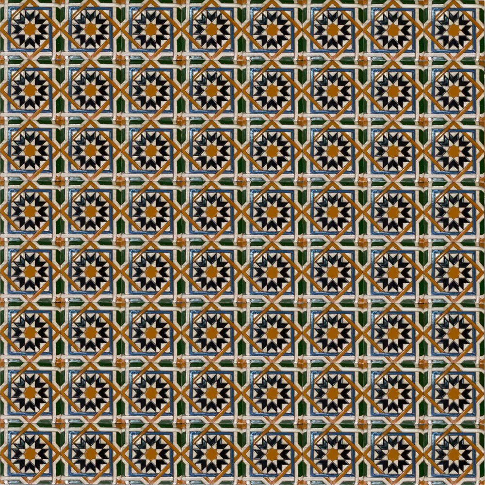 Azulejo Arista Metro Cuadrado REF6 Renacentista Arabe CERAMICAS SEVILLA