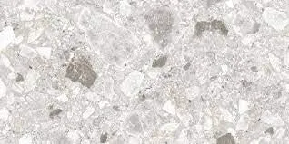 Piso Cerámico Supergres Rectificado Terrazo 45X90 Cm Cesantoni Cobertura: 1.63 M² Por Caja Pq3325, (Precio Por Metro)