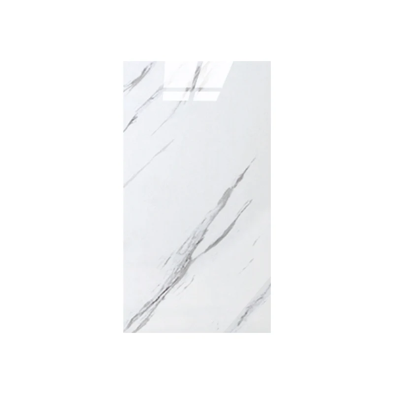 Azulejo contra salpicaduras moderno, resistente al agua, despegable y pegado, azulejo para salpicaduras liso para baño Bla...