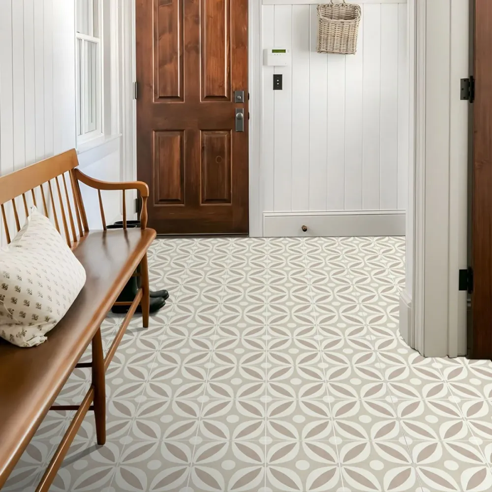 Azulejo moderno para salpicaduras de pelar y pegar, azulejo de PVC para pelar y pegar para baño Clearhalo