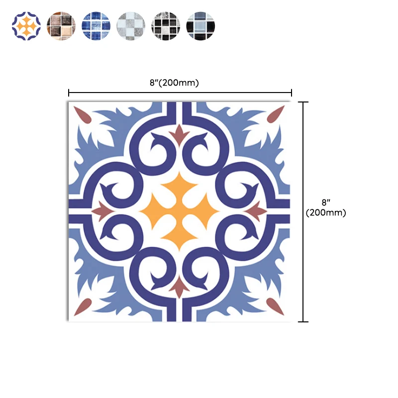 Azulejo de mosaico Papel pintado PVC impermeable Peel & Stick Mosaico Marron Clearhalo