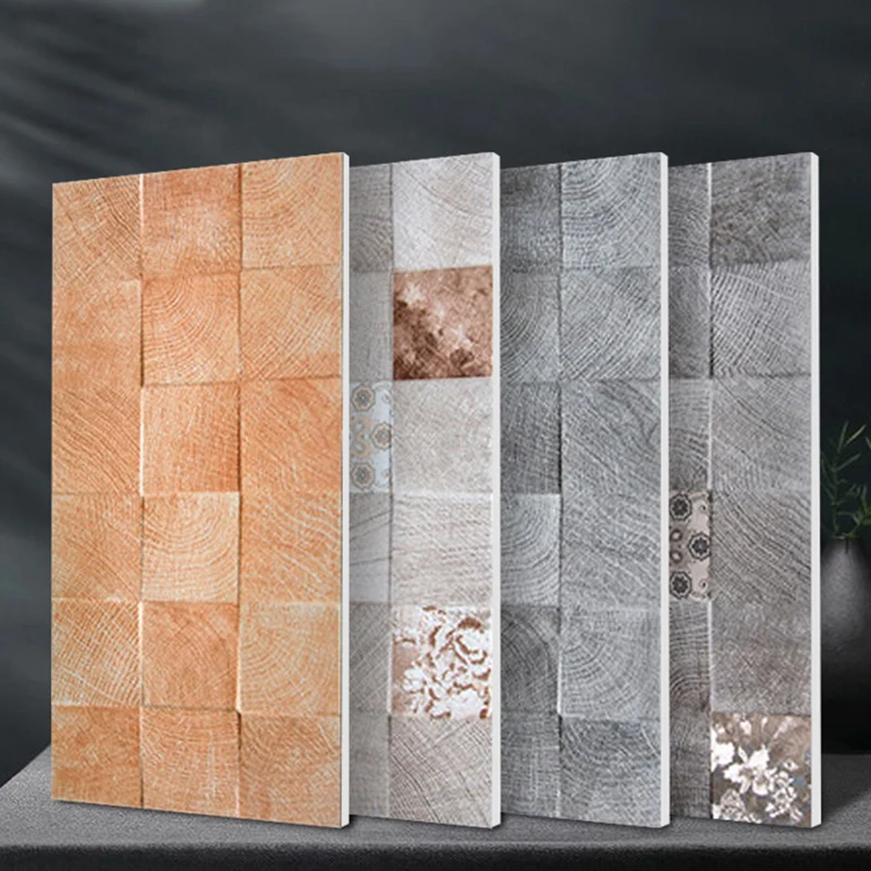 Azulejo de pared de cerámica rectangular con borde recto, azulejo de pared para piso al aire libre Amarillo Clearhalo