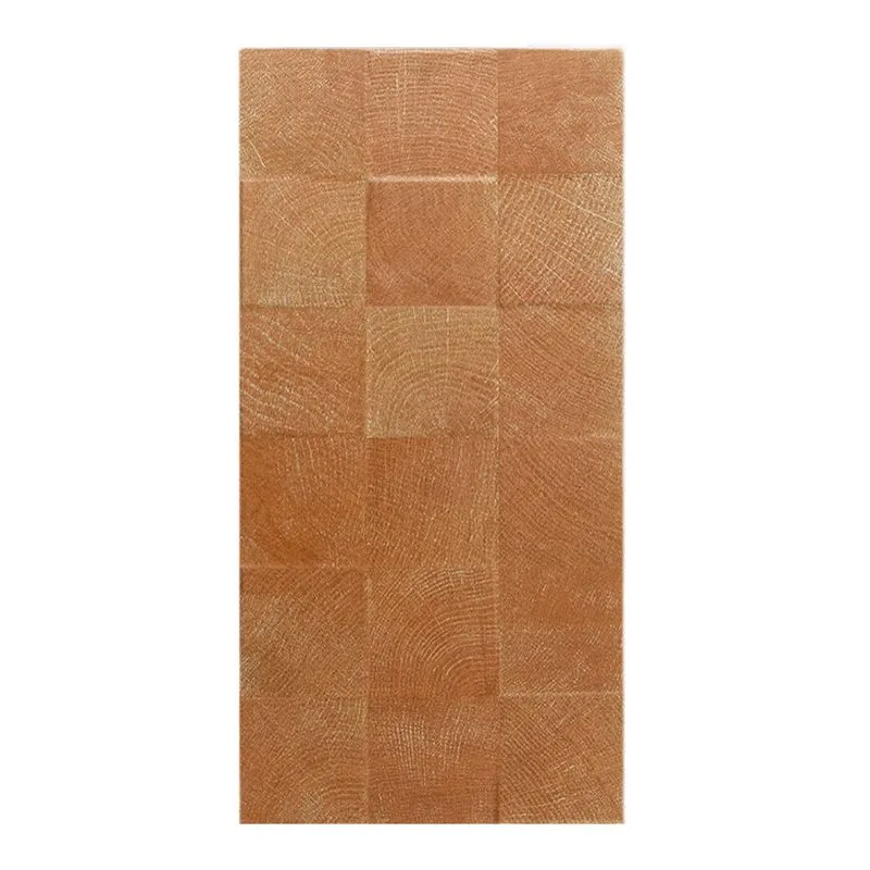 Azulejo de pared de cerámica rectangular con borde recto, azulejo de pared para piso al aire libre Amarillo Clearhalo