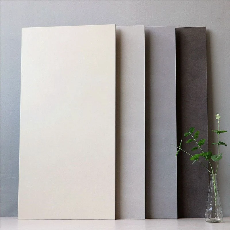 Azulejo de pared de estilo moderno Color puro Rectángulo de borde recto Azulejo de pared impermeable Blanco Clearhalo
