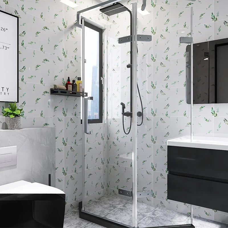 Azulejo de pared moderno para salpicaduras, despegar y pegar, azulejo de pared rectangular despegar y pegar Blanco Clearhalo