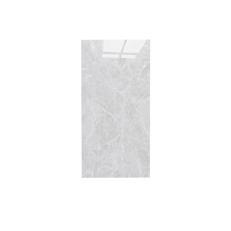 Azulejo de pared para piso de baño, azulejo de pared interior rectangular con estampado de mármol Blanco Clearhalo
