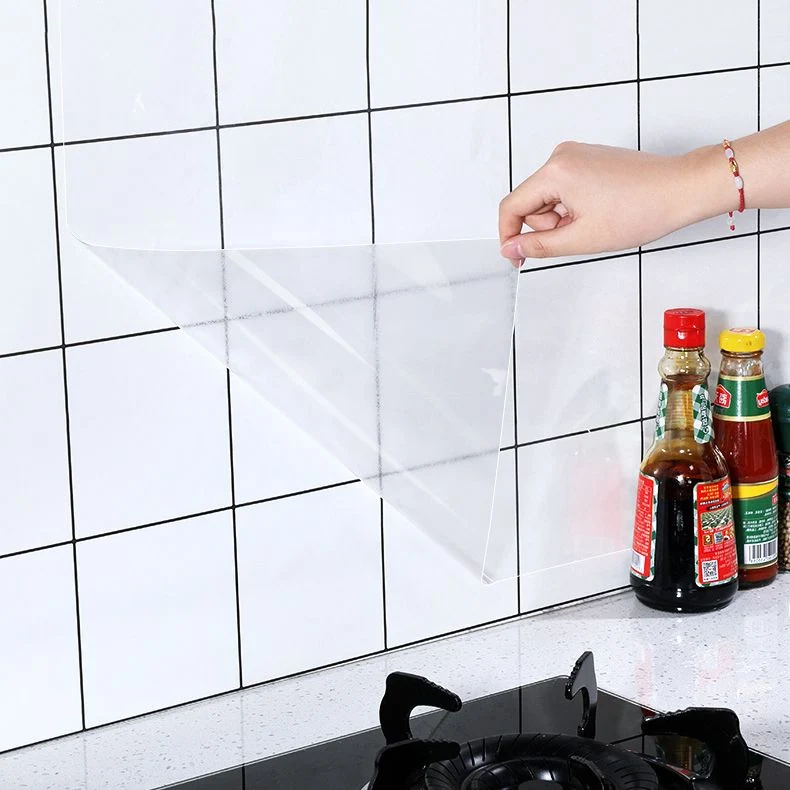 Azulejo de pared de piso impermeable Peel Stick baño piso pared azulejo papel tapiz Gris Clearhalo