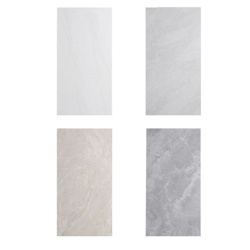 Azulejo de pared de piso interior para el hogar Baldosa de cerámica rectangular con estampado de mármol pulido Blanco Clea...