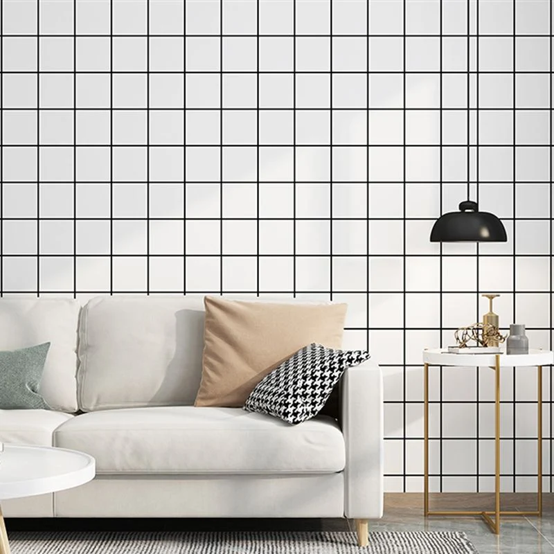 Azulejo de pared de PVC para pelar y pegar Azulejo de mosaico moderno para pelar y pegar Verde Clearhalo