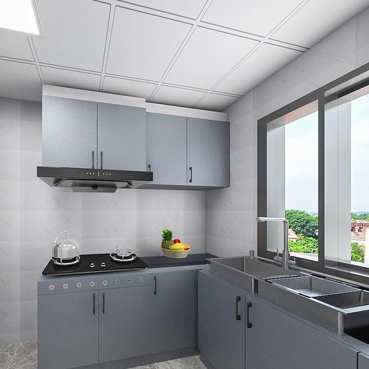 Azulejo de pared rectangular de PVC de 12" x 23", protector contra salpicaduras para cocina y baño Beis Clearhalo