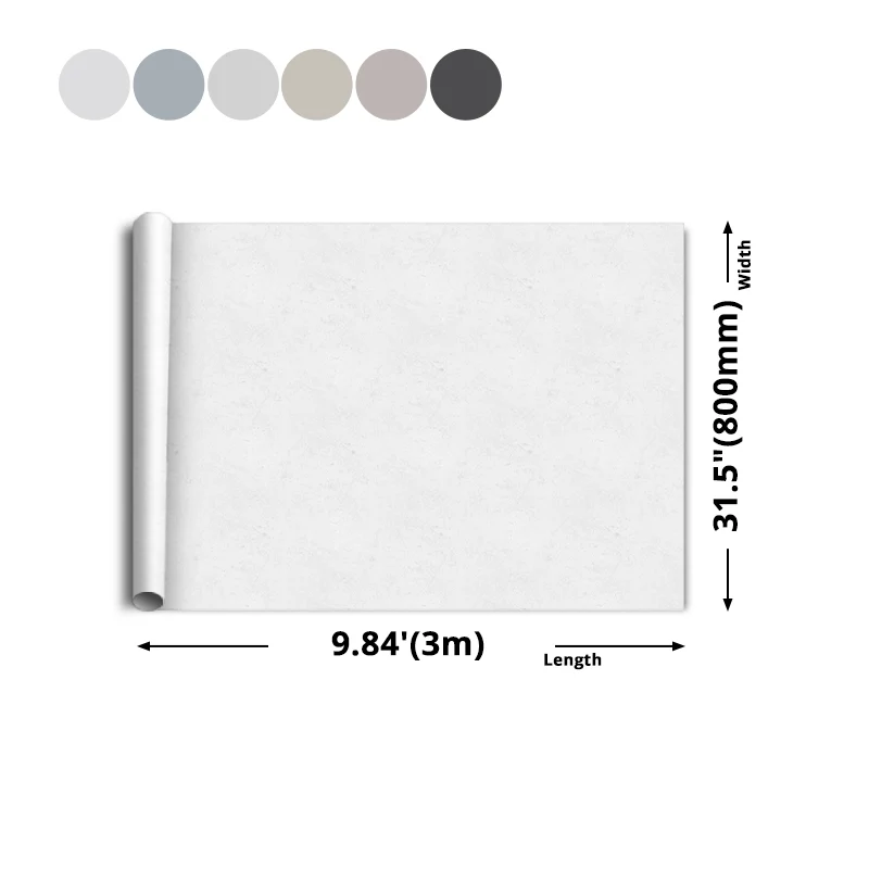 Azulejo protector contra salpicaduras de pelar y pegar resistente al agua de un solo azulejo moderno para baño Gris Clearhalo