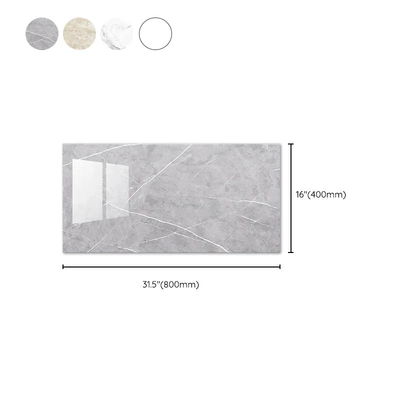 Azulejo protector contra salpicaduras Polygon Peel and Stick Azulejo de PVC Peel and Stick para cocina y baño Gris Clearhalo