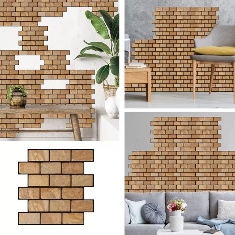 Azulejo rectangular mate moderno de PVC para baño Cafe Clearhalo