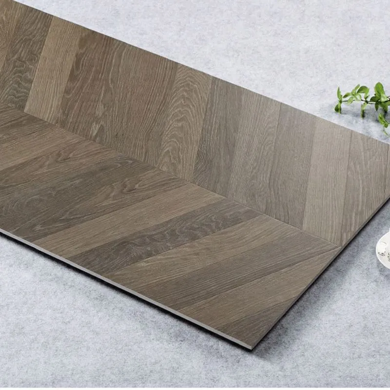 Azulejo singular de cerámica rectangular de 23,62" x 47,24" con apariencia de ladrillo para piso Naturales Clearhalo