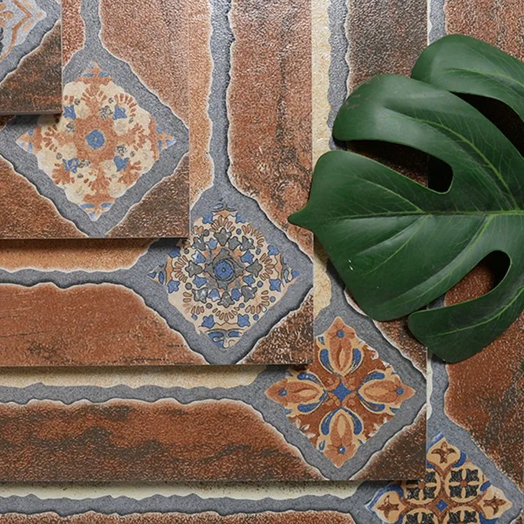 Azulejo singular cuadrado de material mixto de 24" x 24" para piso exterior Clearhalo