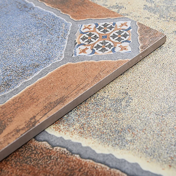 Azulejo singular cuadrado de material mixto de 24" x 24" para piso exterior Clearhalo